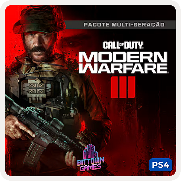 Call of Duty Modern Warfare III 3 PS4 Mídia Digital
