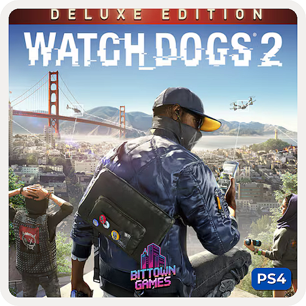 Watch Dogs 2 Deluxe Edition PS4 Mídia Digital