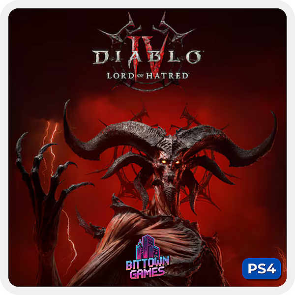 Pré-Venda DLC Diablo IV 4: Lord of Hatred PS4 Mídia Digital