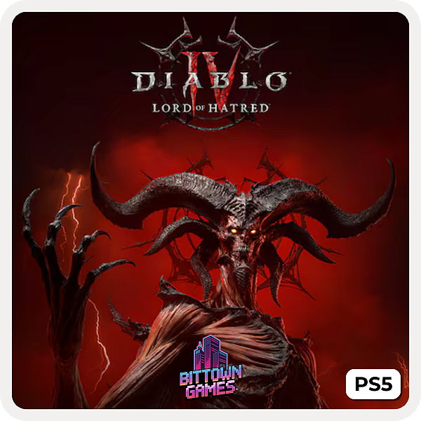 Pré-Venda DLC Diablo IV 4: Lord of Hatred PS5 Mídia Digital