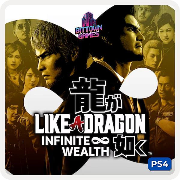 Like a Dragon: Infinite Wealth PS4 Mídia Digital