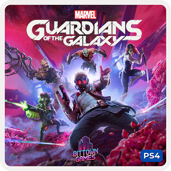 Guardiões da Galáxia da Marvel PS4 Mídia Digital