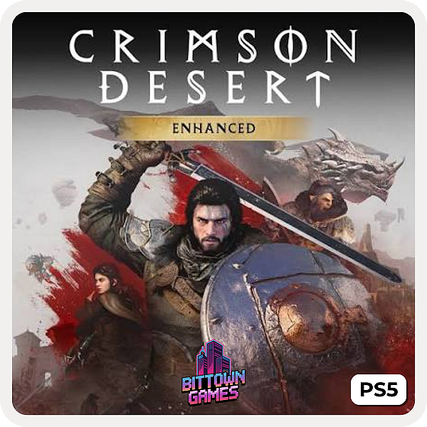 Crimson Desert Enhanced Primária PS5 Mídia digital
