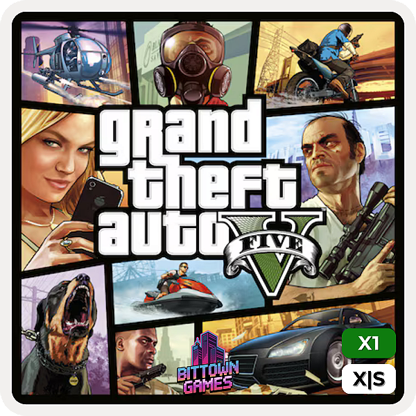 GTA 5 Grand Theft Auto V Xbox One Series S|X Mídia Digital