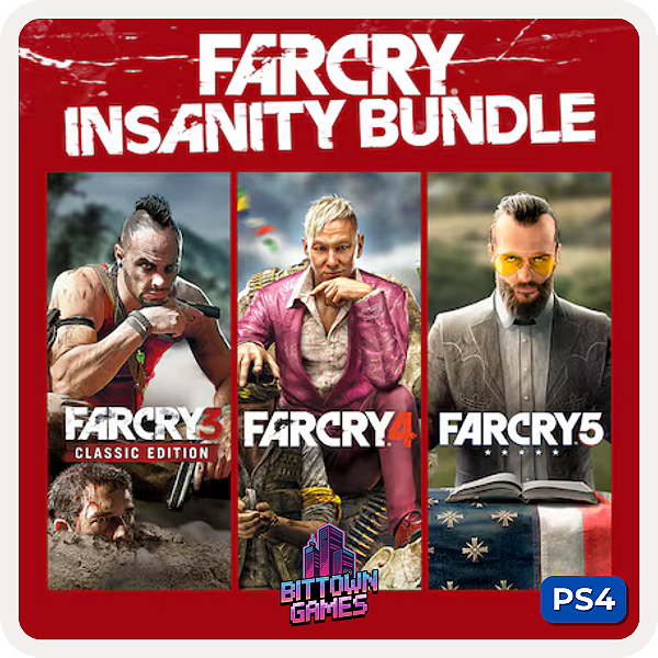 Far Cry - Pacote Insanidade PS4 Mídia Digital