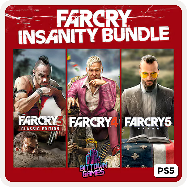Far Cry - Pacote Insanidade PS5 Mídia Digital