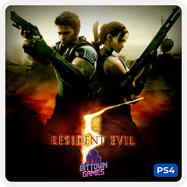 Resident Evil 5 PS4 Mídia Digital