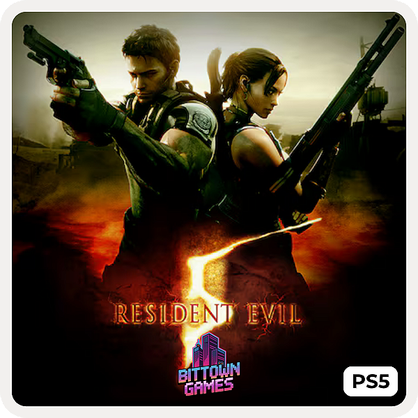 Resident Evil 5 PS5 Mídia Digital