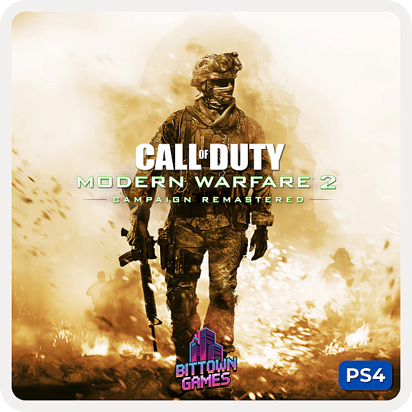 Call of Duty Modern Warfare 2 Campaign Remastered PS4 Mídia Digital