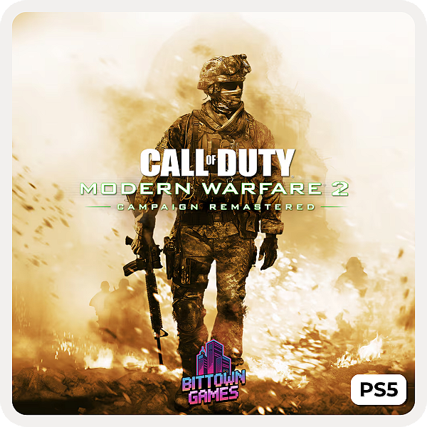 Call of Duty Modern Warfare 2 Campaign Remastered PS5 Mídia Digital