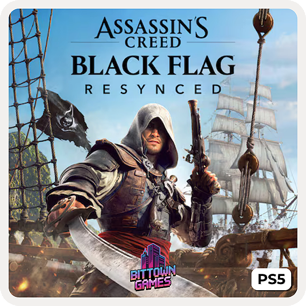 Assassin's Creed Black Flag Resynced PS5 Mídia Digital