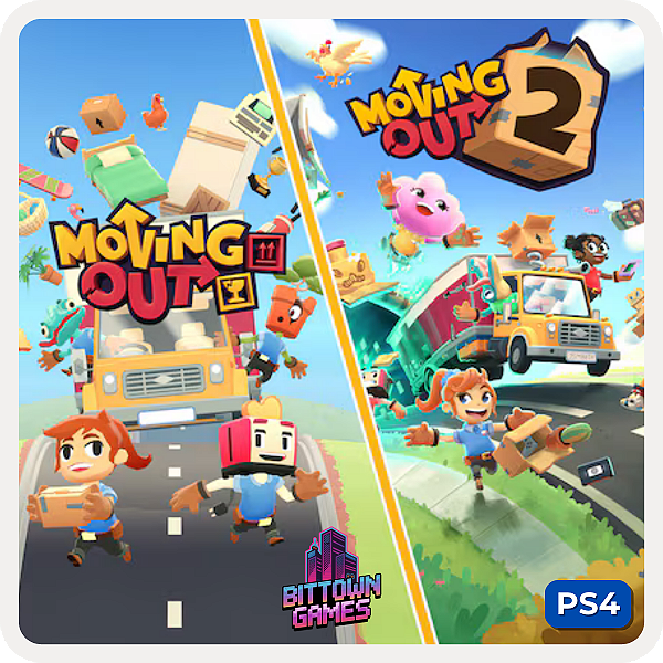 Moving Out + Moving Out 2 Bundle PS4 Mídia Digital