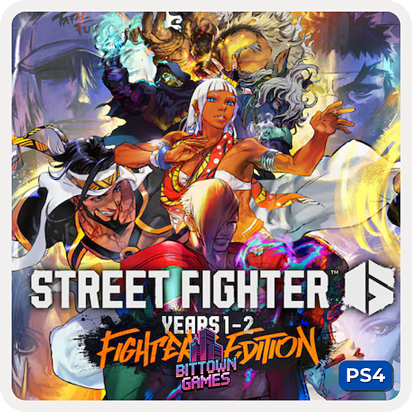 Street Fighter 6 Years 1-2 Fighters Edition PS4 Mídia Digital