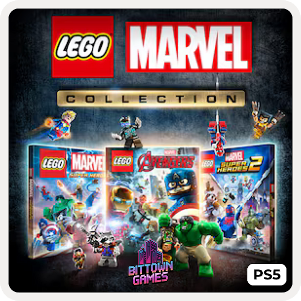 Coleção LEGO Marvel PS5 Mídia Digital