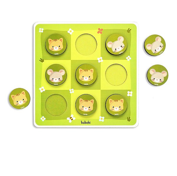 Jogo da Velha entre Gato e Rato BaBeBi