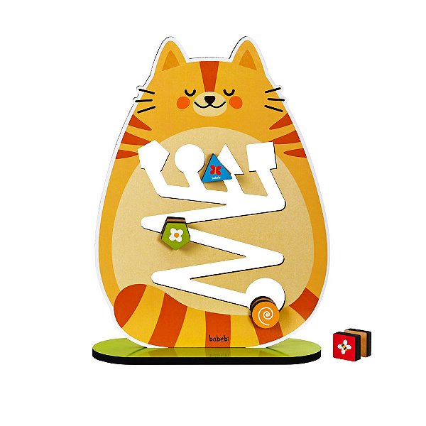 Rolando Fuguras com Gatinho BaBeBi