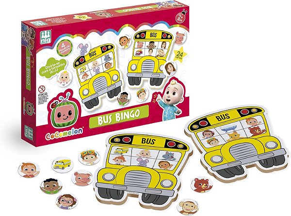 Bus Bingo CoComelon Nig