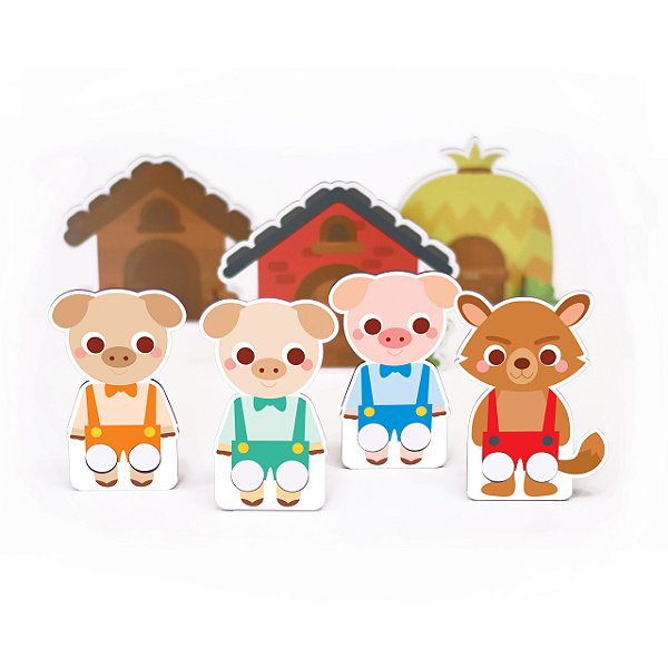 Dedoches Três Porquinhos BaBeBi