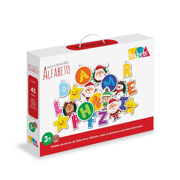 Enfeite de Natal Alfabeto BaBeBi