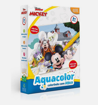 Aquacolor colorindo com água Mickey