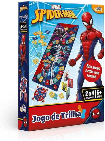 Jogo de Trilha Homem Aranha Novo Papel