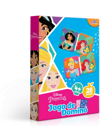 Jogo de Dominó  Princesas Novo Papel