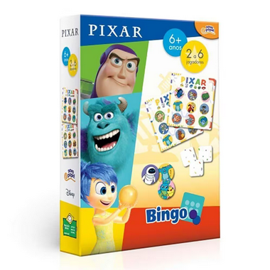Jogo de Bingo Pixar Novo Papel