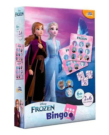 Jogo de Bingo Frozen Novo Papel
