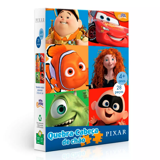 Quebra cabeça de  Chão Pixar  Novo Papel