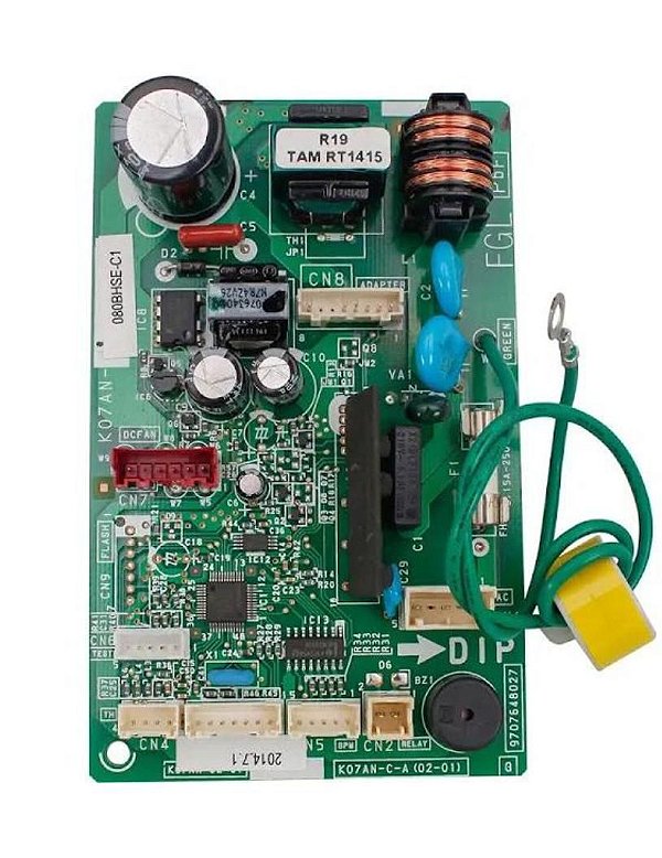 Placa Principal K07AN-080BHSE-C1 Hi-Wall Ar-Condicionado Fujitsu 9 mil BTUs