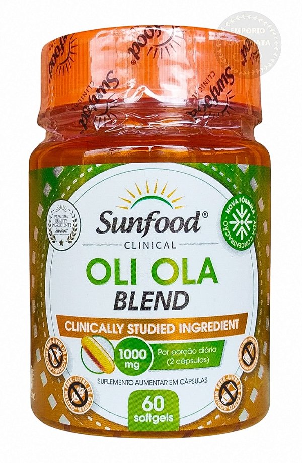 Oli Ola Blend 1000mg 60 Cápsulas Sunfood Clinical