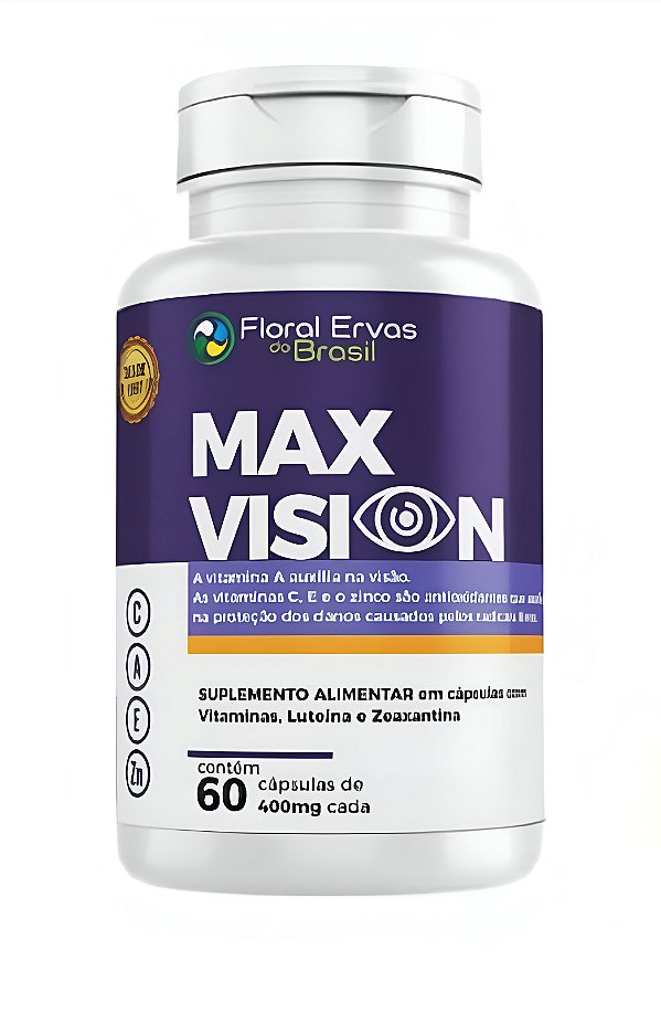 Max Vision 60 Cápsulas Floral Ervas do Brasil