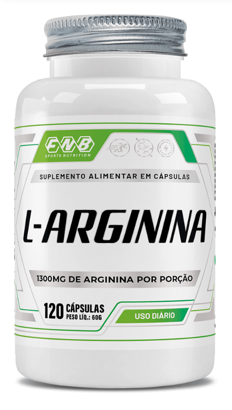L-Arginina 500mg 120 Cápsulas Flora Nativa