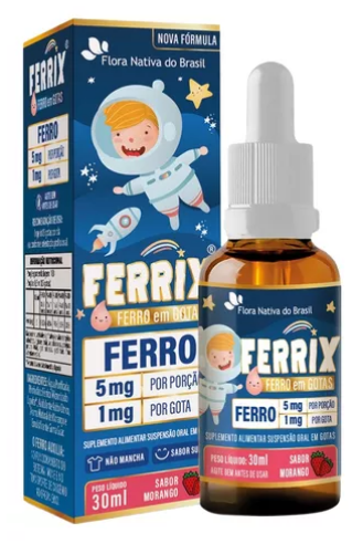 Ferrix Vitamina Infantil de Ferro 30 ml Flora Nativa