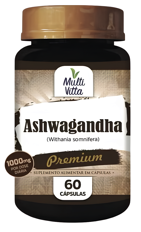 Ashwagandha Alta Concentração 60 Cápsulas Multivitta