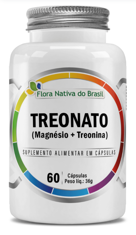 Magnésio L-Treonato 60 Cápsulas Flora Nativa