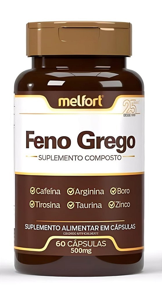 Feno Grego + Associações 60 Cápsulas Melfort