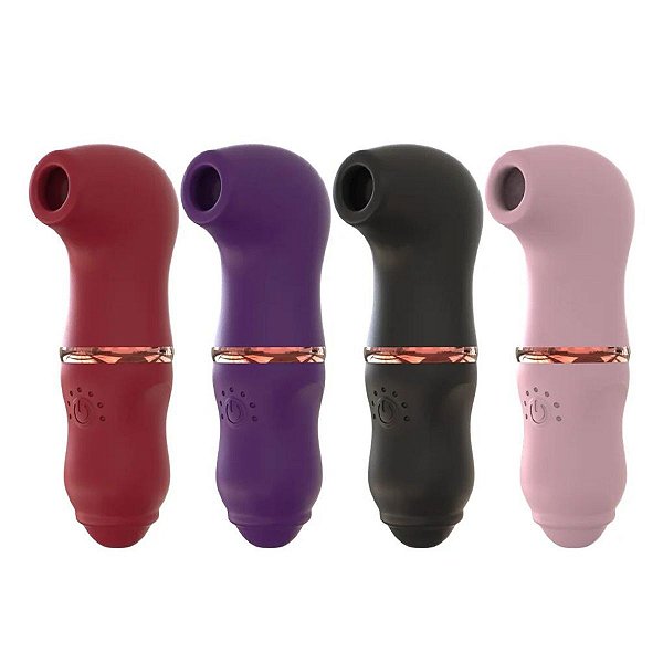 Sugador de Clitóris com Medidor de Intensidades - 4 Cores