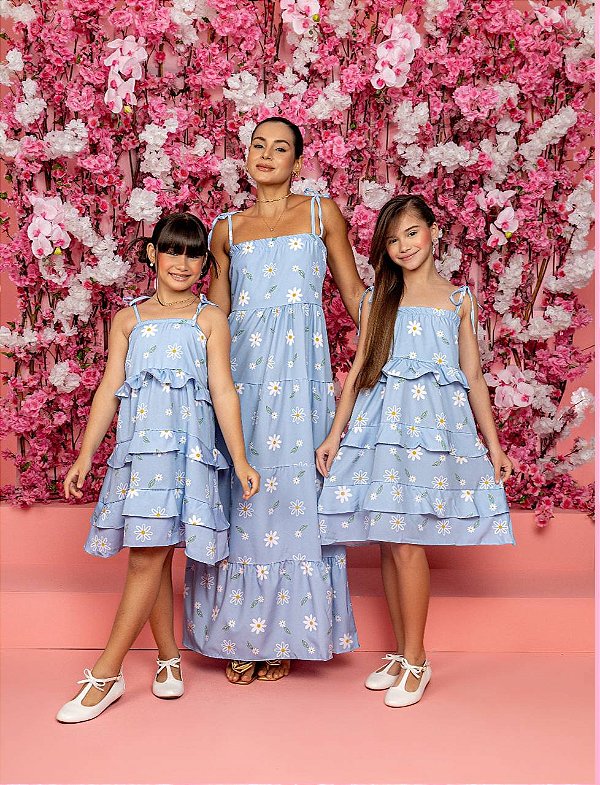 Roupa Mãe Vestido Simples MÃ£e E Filha Festa Vestido Simples Mae E