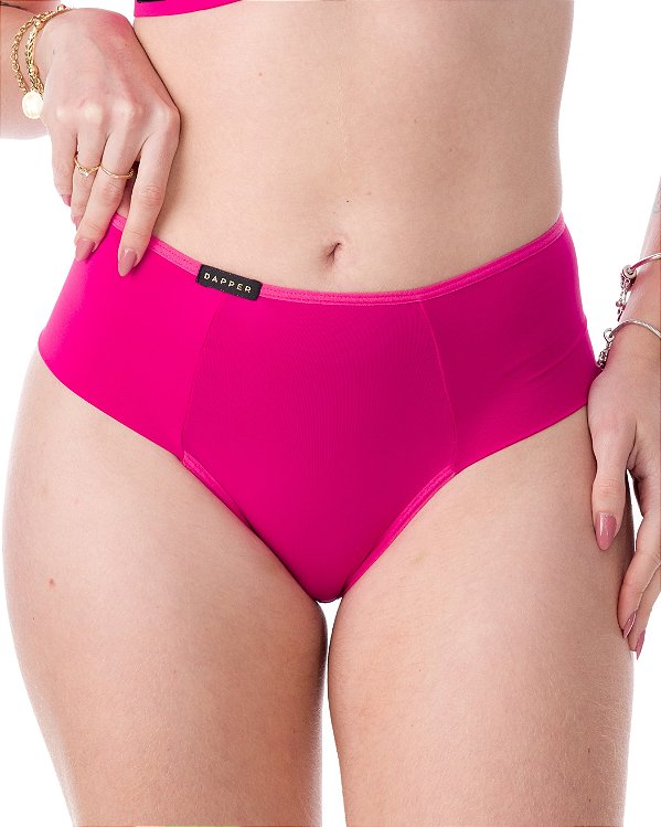 Tanga Lateral Dupla Alta em Microfibra