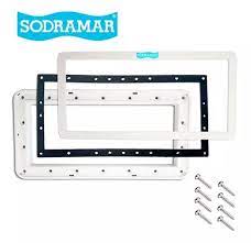 Kit Flange Acabamento Skimmer BL Sodramar Branco