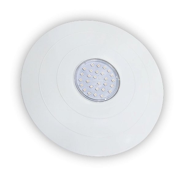 Refletor Hiper LED RGB 9W Frente Grande Brustec