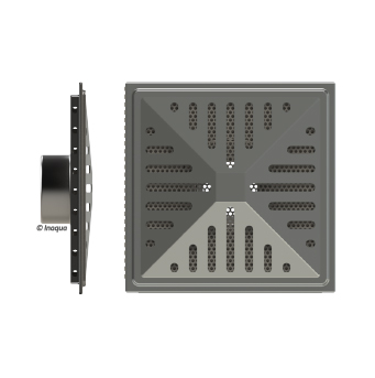 RALO DE FUNDO INOX SQUARE  ANTI-HAIR 50MM