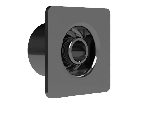 Retorno Direcionável Quadra Cristal Inox 50mm