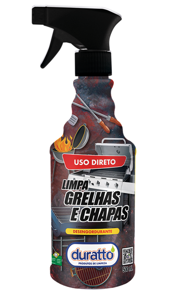LIMPA GRELHAS E CHAPAS DURATTO 500ML