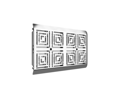 Grelha Modular Lateral Anti-turbilhão e Anti-aprisionamento de sobrepor 152 x 274mm