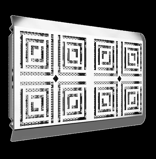 Grelha Modular Lateral Anti-turbilhão e Anti-aprisionamento de sobrepor 152 x 274mm