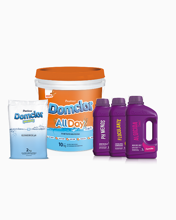 COMBO PISCINA PRONTA DOMCLOR
