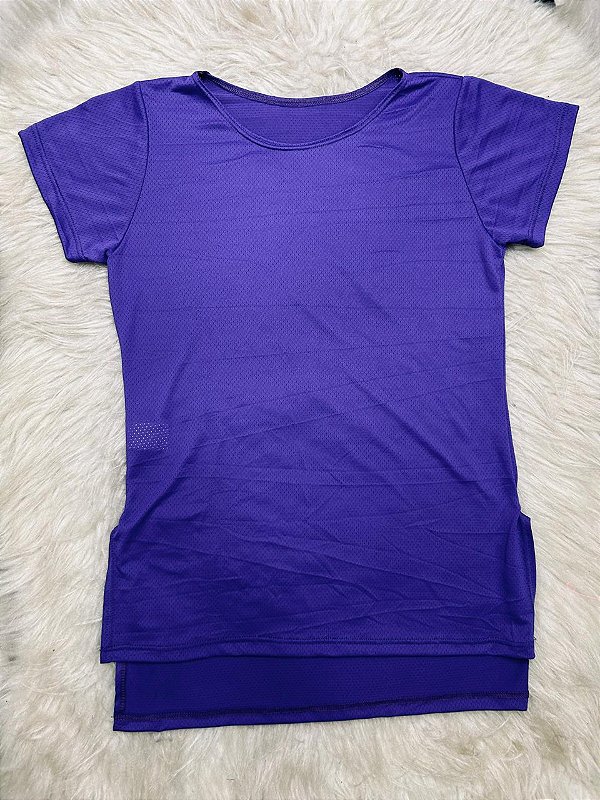 Blusa de Manga Mulet Cor Roxo Escuro