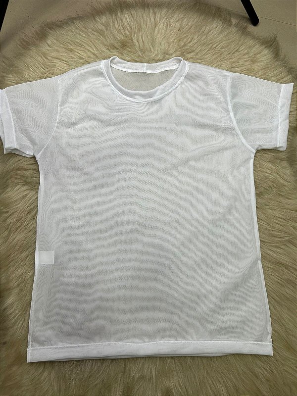 Blusa T-shirt Tule Cor Branco